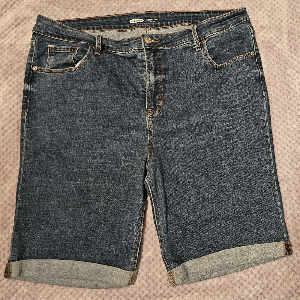 Old Navy Dark Blue Jean Shorts